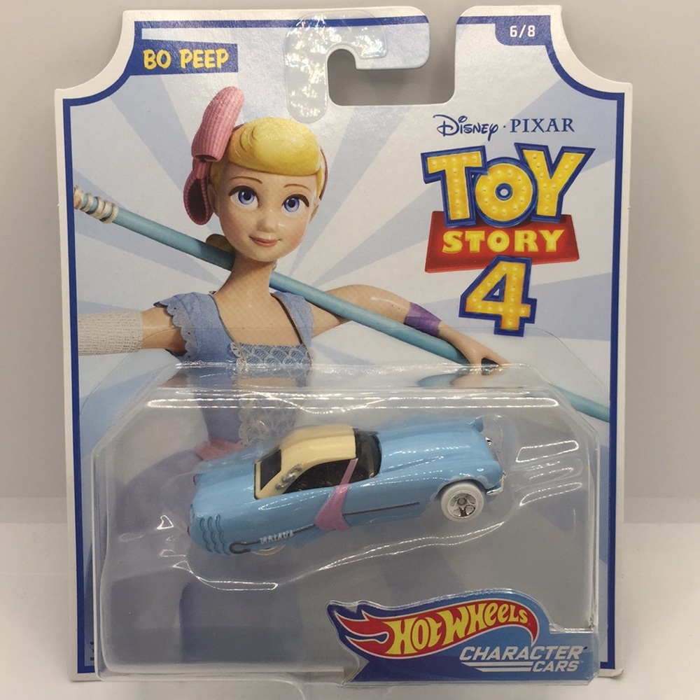 Hot Wheels Character Cars Disney Pixar Toy Story 4 Bo Peep Diecast Dinky Car